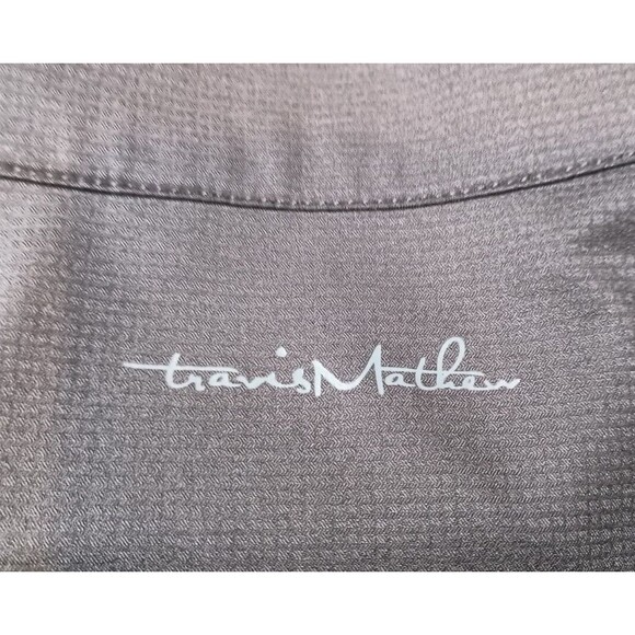 Travis Mathew Dead Giveaway Zip Jacket Size M Black Gray Colorblock Lightweight - Picture 8 of 14